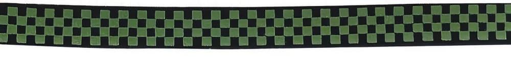 Checkerboard Collar Green