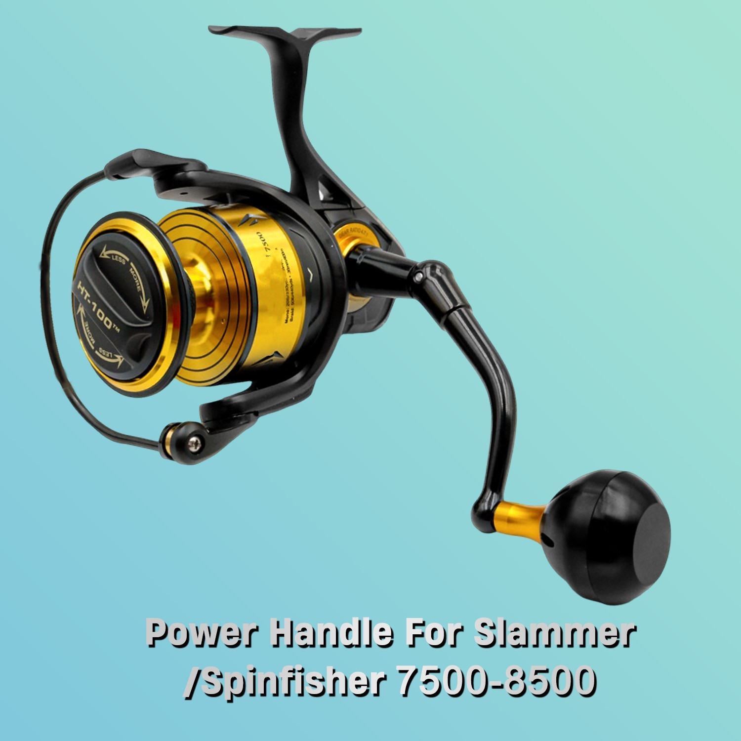 RYABT For Penn Spinfisher VI VII 7500-8500 Long Cast V Reel 92mm Power Handle