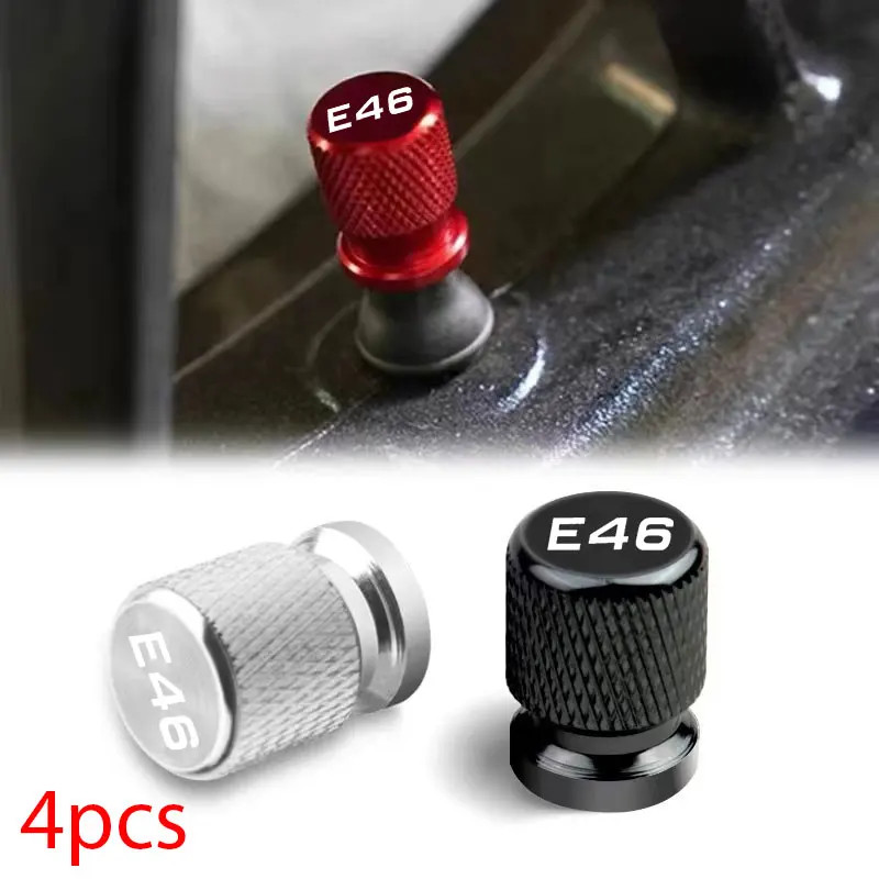 4PCS Valve Caps BMW E36 E46 E60 F10 Tire Stem Covers