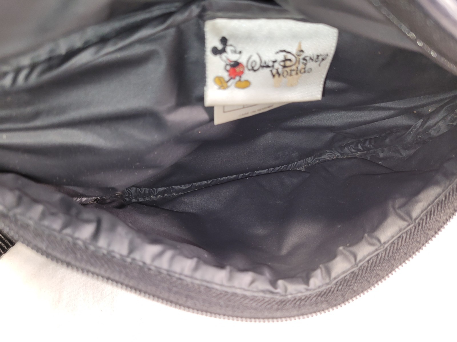 vintage faux leather Disney fanny pack or crossbody belt bag embroidered Goofy