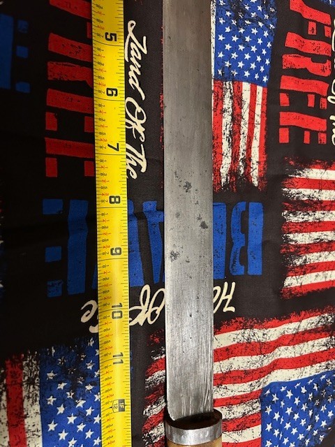 Vintage fixed blade knife (brisket slicer?) 18" oal with 13" blade