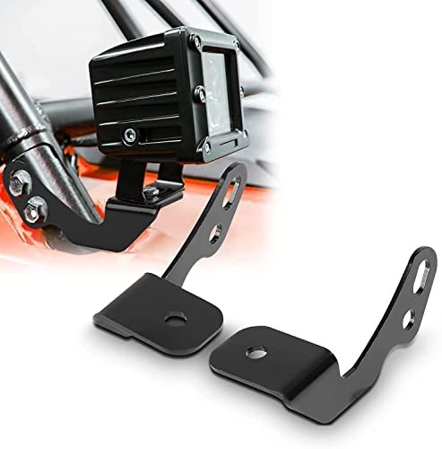 KEMIMOTO UTV Pod Light Brackets LED A-Pillar Light Mount, Compatible with
