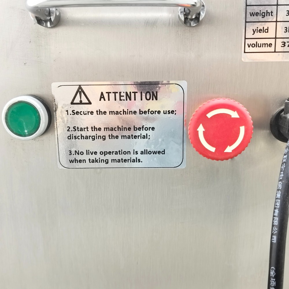 Meatball Beating Machine Beef Pork Fish Meat Paste Mixer Processor Stainless220V