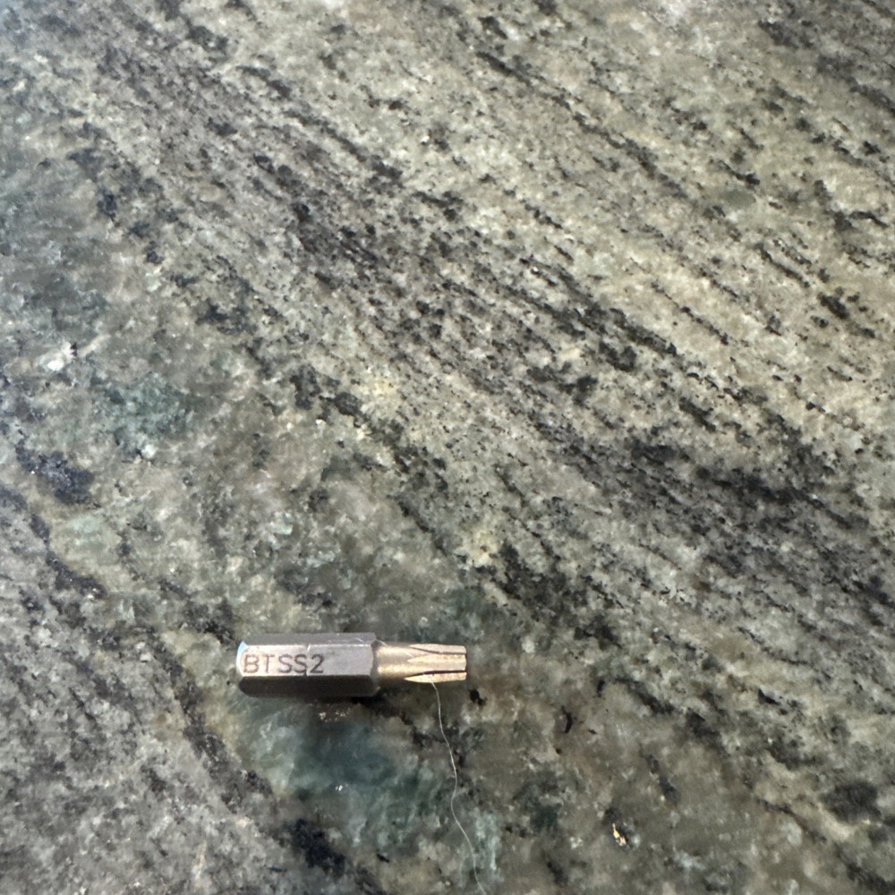 Snap-on btss2 #2 double square 1/4” hex shank bit