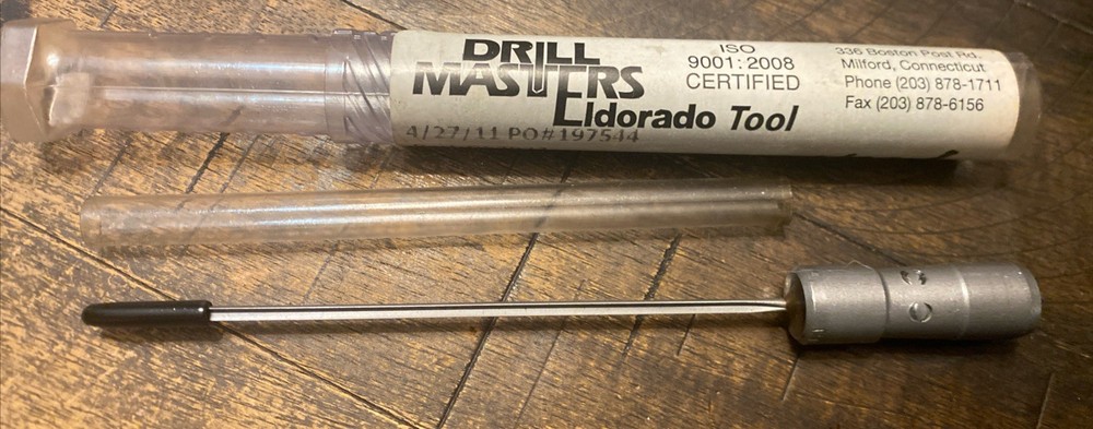 GUN DRILL .1015" x 6" SOLID CARBIDE Drill Masters Eldorado