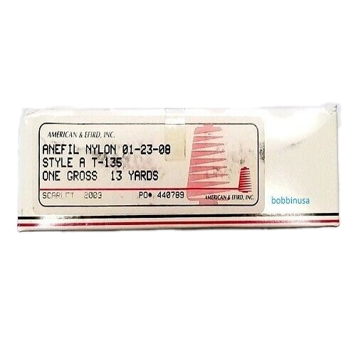 A&E Anefil Nylon Prewound Small Bobbins Red T-135