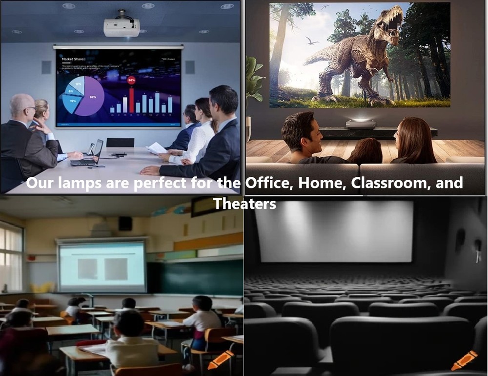 Jaspertronics™ OEM PD321 Bulb for Acer Projectors