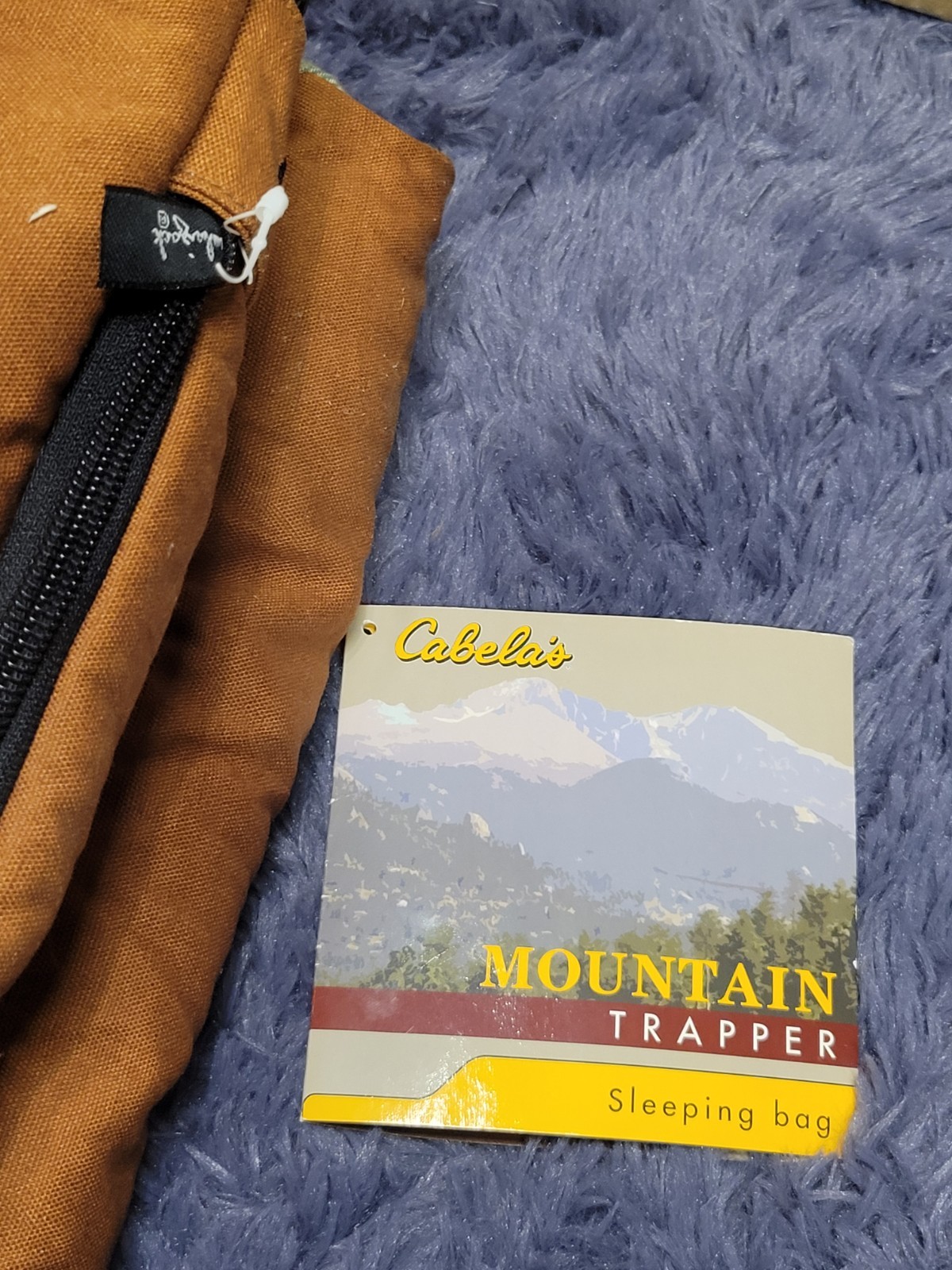 Cabela’s Mountain Trapper -15°F 34x80 Sleeping Bag Canvas Cold Weather Hunting