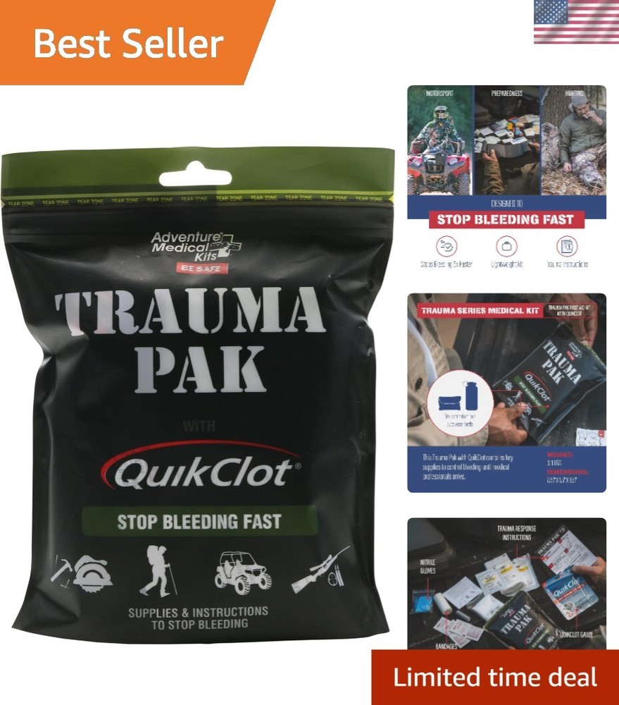 Comprehensive Trauma Aid Kit in Waterproof Packaging - Quick First Response Gear