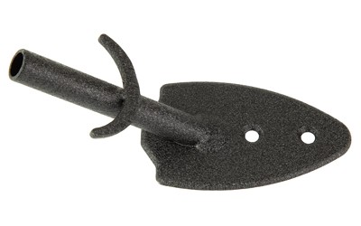 SKULL HOOKER FLUSH WALL MOUNT BLK