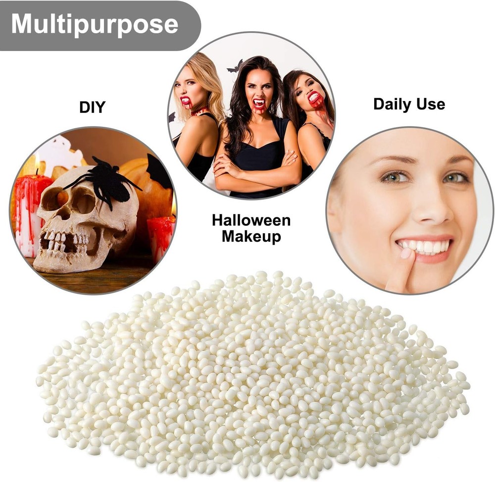 Nuanchu 100g Bead Teeth Tooth Solid Gel Replacement Moldable Thermal White