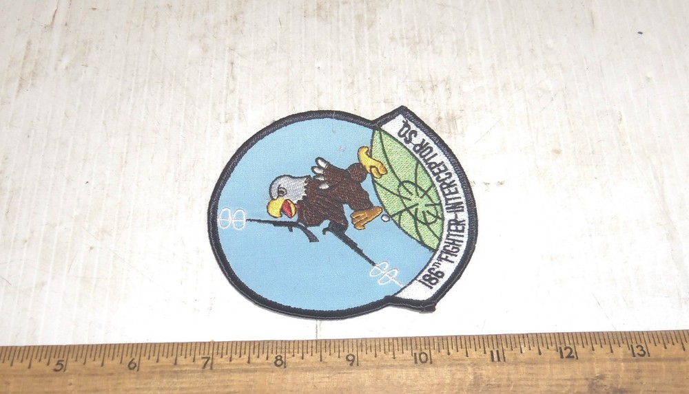 US Air Force - 186th Fighter Squadron Embroidered Patch
