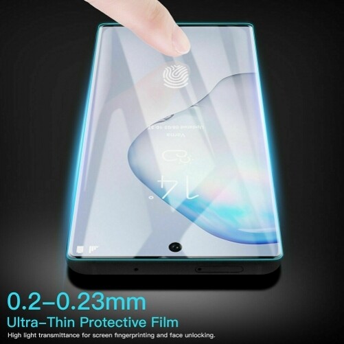 For Samsung Galaxy Note 10 Plus - Screen Protector Tempered Glass (Fingerprint