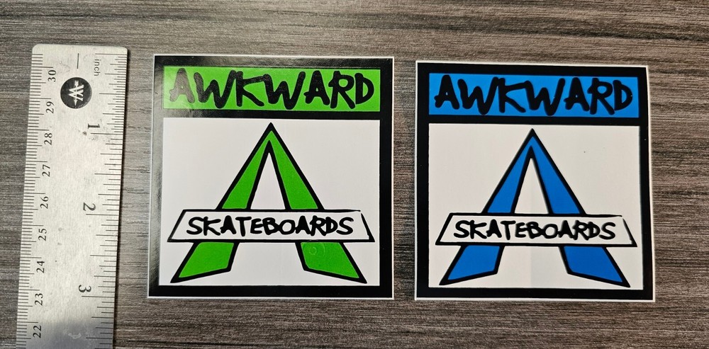 Awkard Skateboards Venture Spoof Stickers