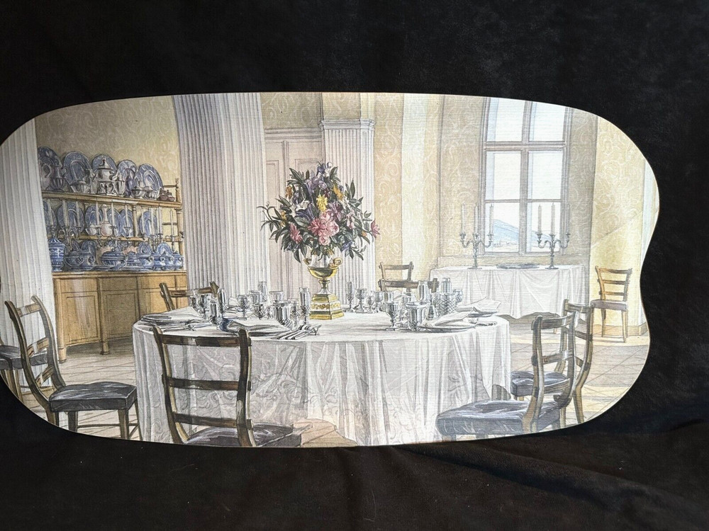 Lobkowicz Collections Jezerí Castle Dining Room Serving Tray 17"