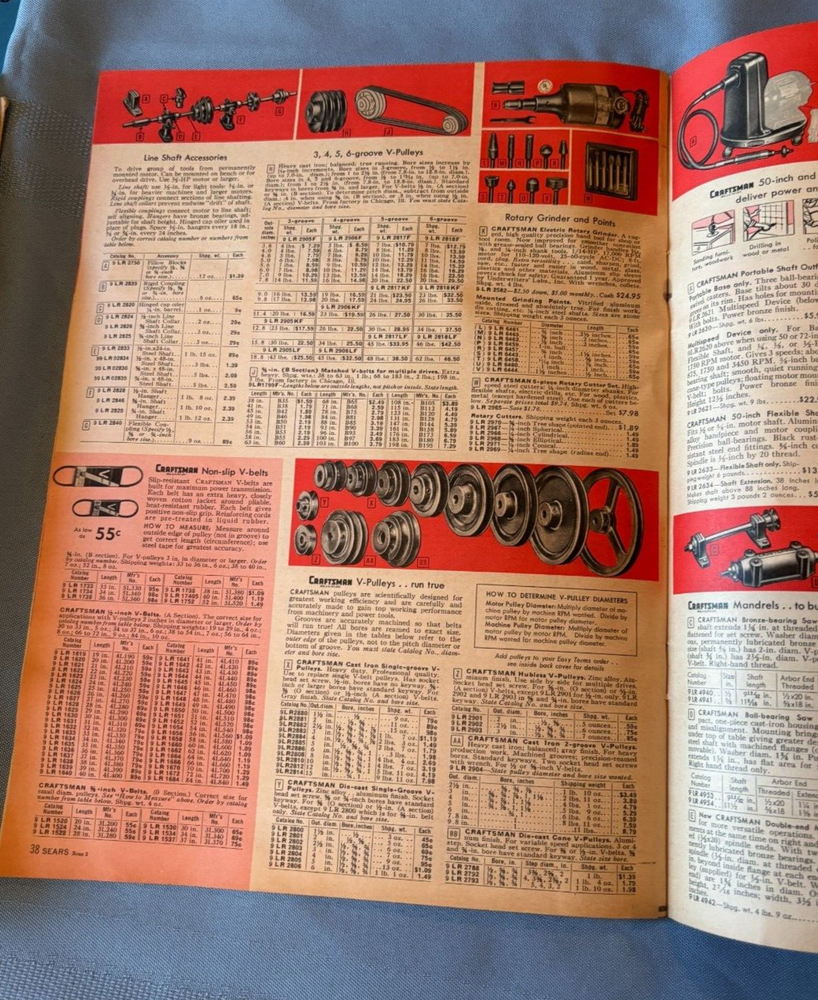1959-60 Craftsman Power Tools Sears Roebuck CO Catalog