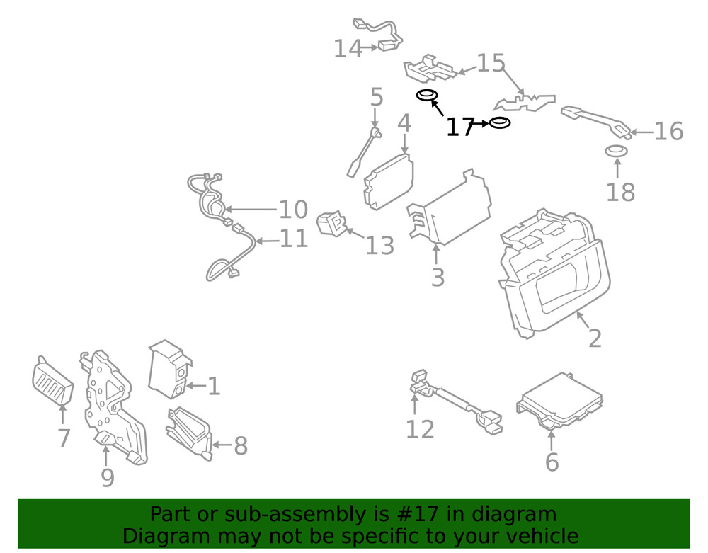 Genuine Ford Bezel HT4Z19C149AF