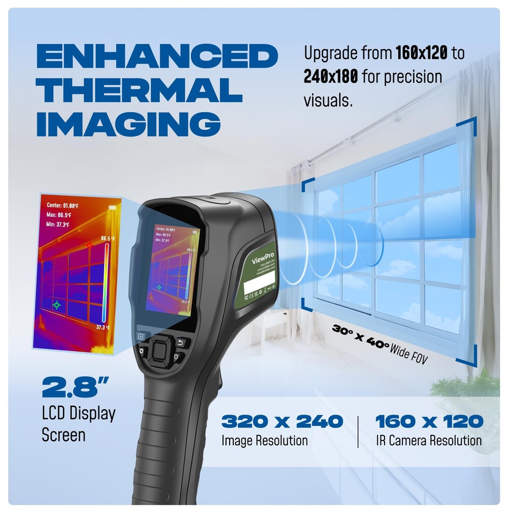 Thermal Imaging Camera - 320 x 240 Screen Resolution, Inbuilt Storage 5000+ I...