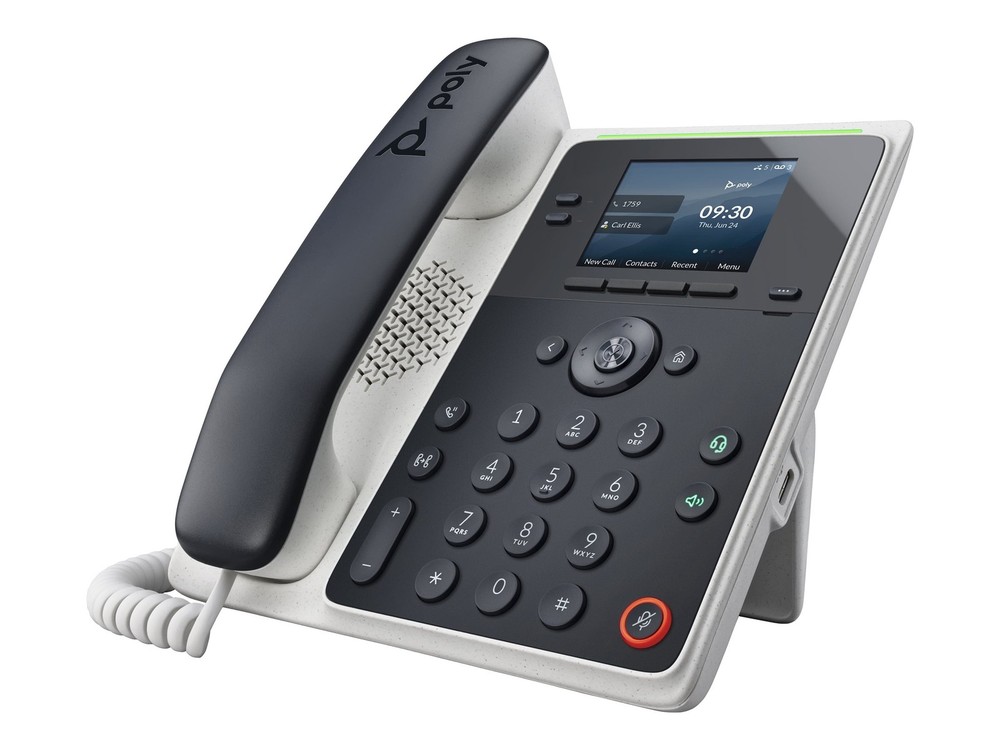 Poly Edge E100 IP Phone - Corded - Corded - Desktop, Wall Mountable (82m86aa)