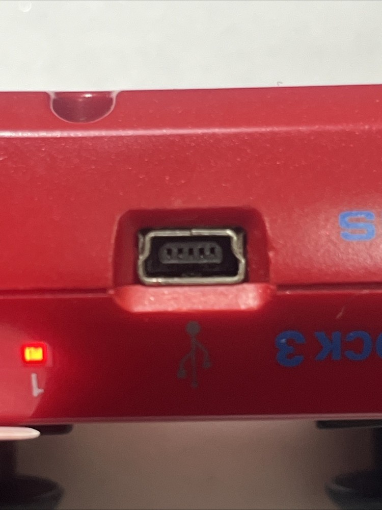 Sony PS3 DualShock 3 Wireless Controller Red OEM Original Tested