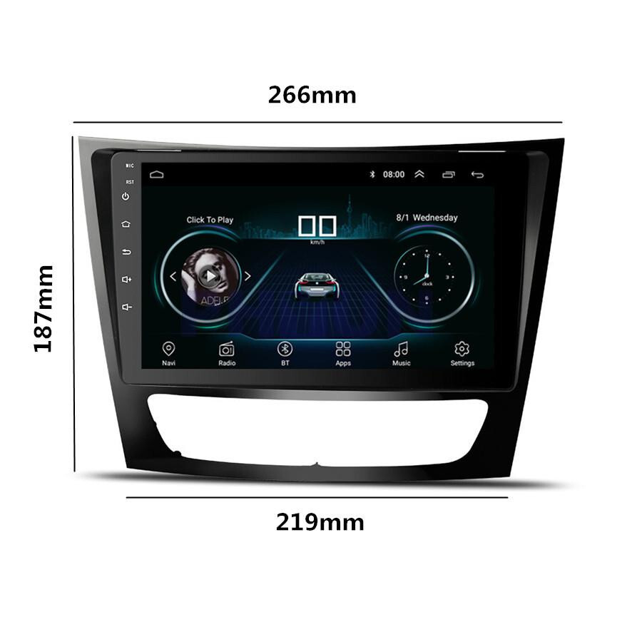 9in Car Multimedia Player SWC RDS Fit For Mercedes-Benz G-Class W463 2001-2008