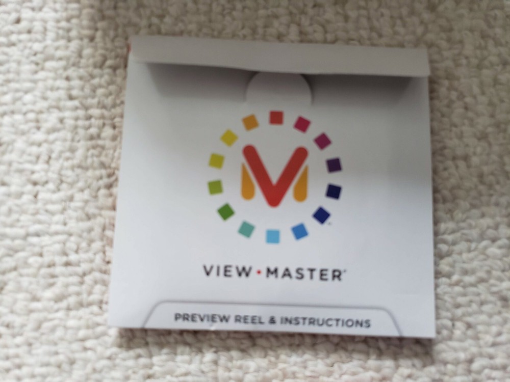 Mattel View-Master VR Headset with Preview Reel & Instructions GREAT CONDITION