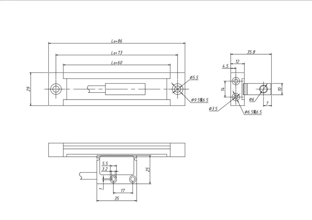 5um Magnetic Scale Magnet Linear Encoder Sensor Tape with Aluminum Profile