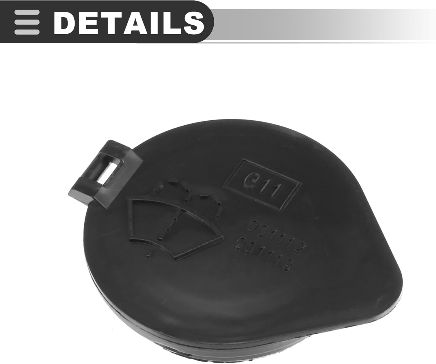 Windshield Washer Fluid, Reservoir Bottle Tank Cap, for RAV4 2012-2018, Plastic,