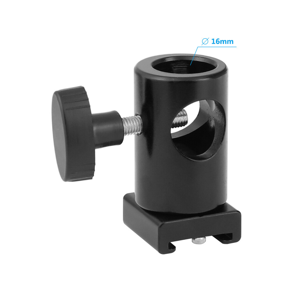 CAMVATE Camera Video Light Mount with Cold Shoe Adapter & Light Stand Base