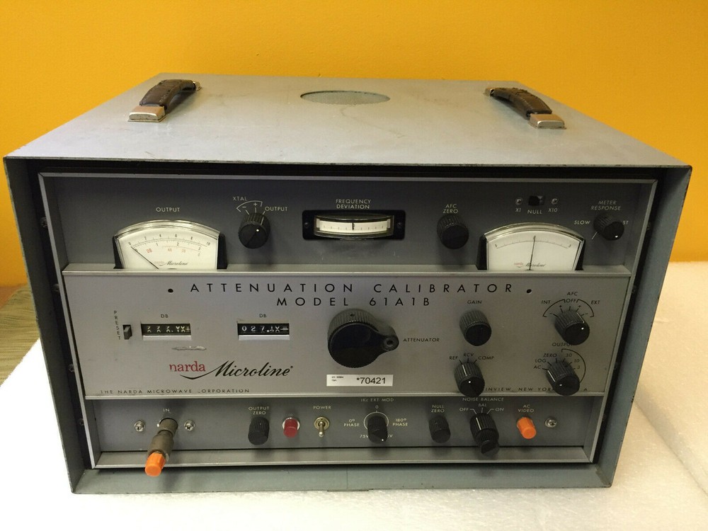 Narda 61A1B Microline, Attenuation Calibrator