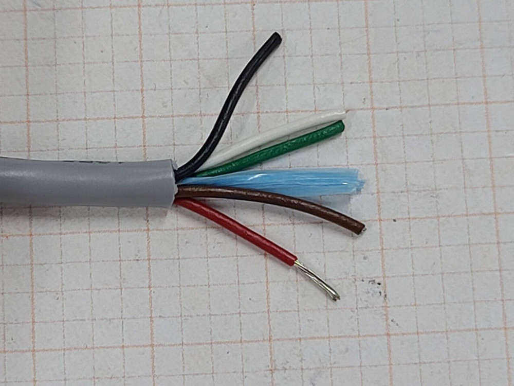 Olympic Wire & Cable 2005 22/5C Tinned Copper Communication/Control Cable /50ft