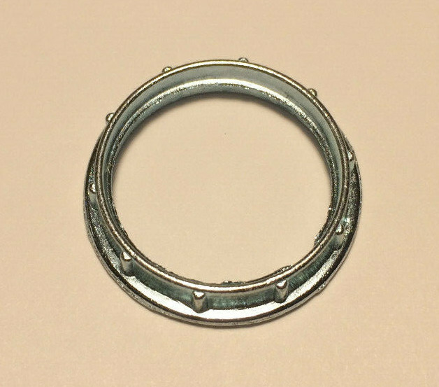 New Die Cast Metal Socket Ring For Threaded Candelabra Socket 1" I.D. #SR291