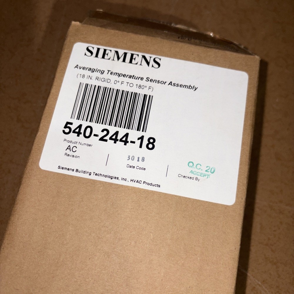 Siemens 540-244-18 Temperature Sensor