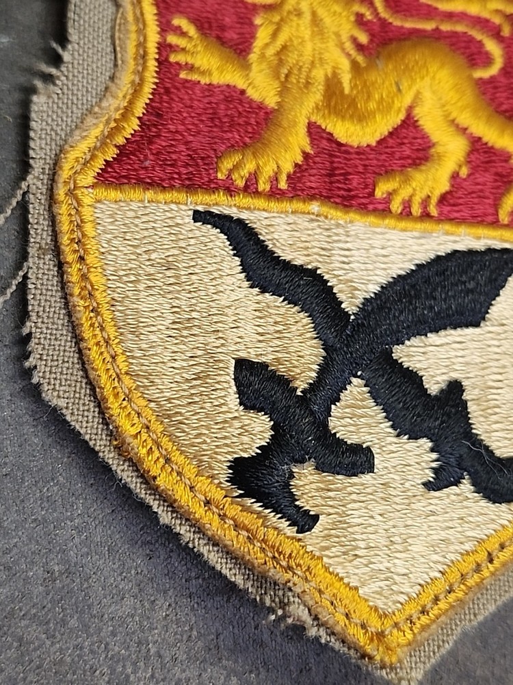 Authentic WWII Occupation US Army 15th Cavalry Group Patch- Twill - German-made