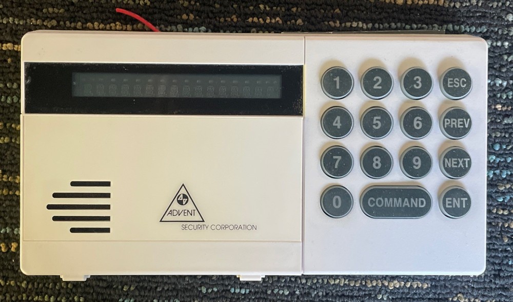 Radionics D1255TD Alpha Numeric Command Center Keypad