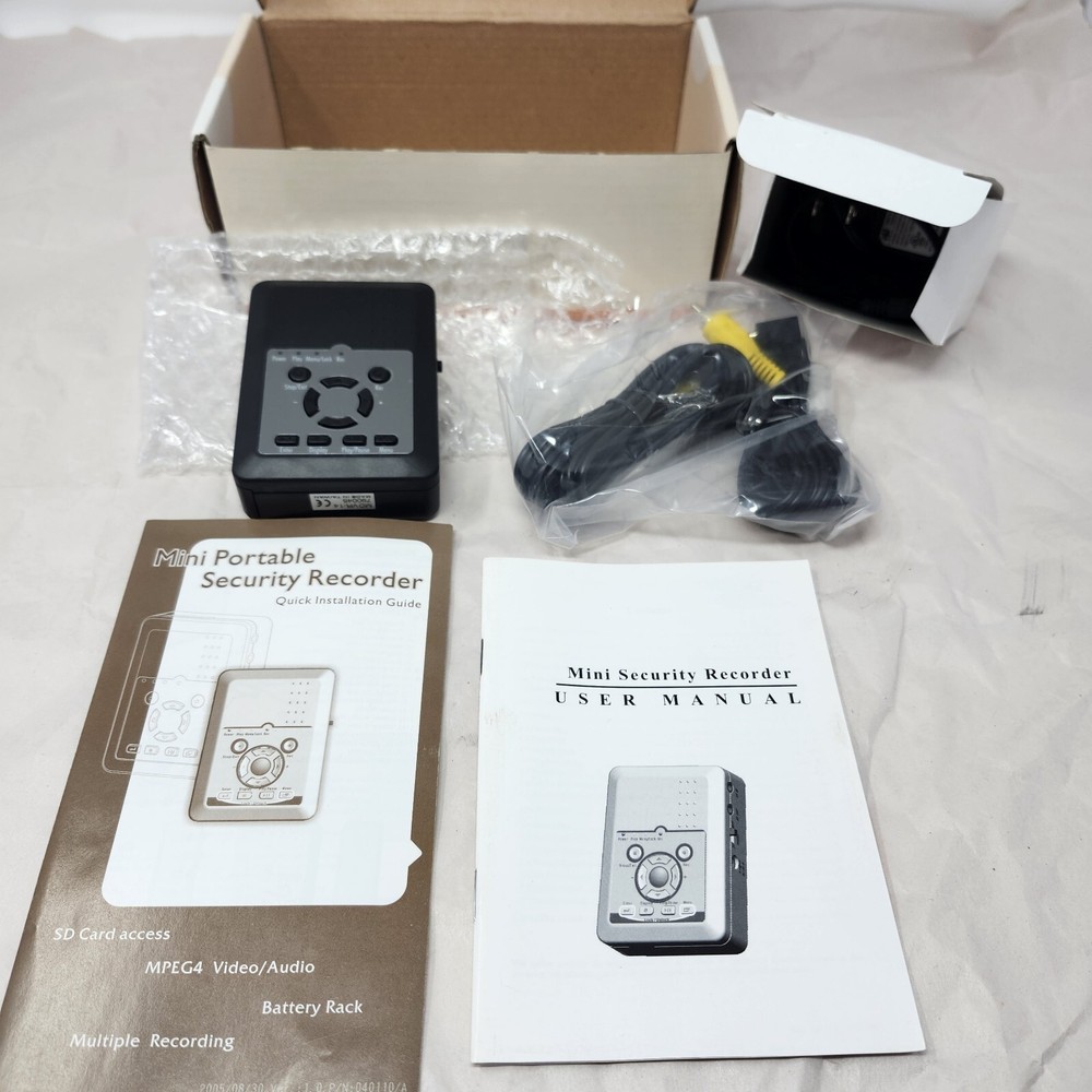 Secumate Mini Portable Security Recorder Tested and Working Open Box