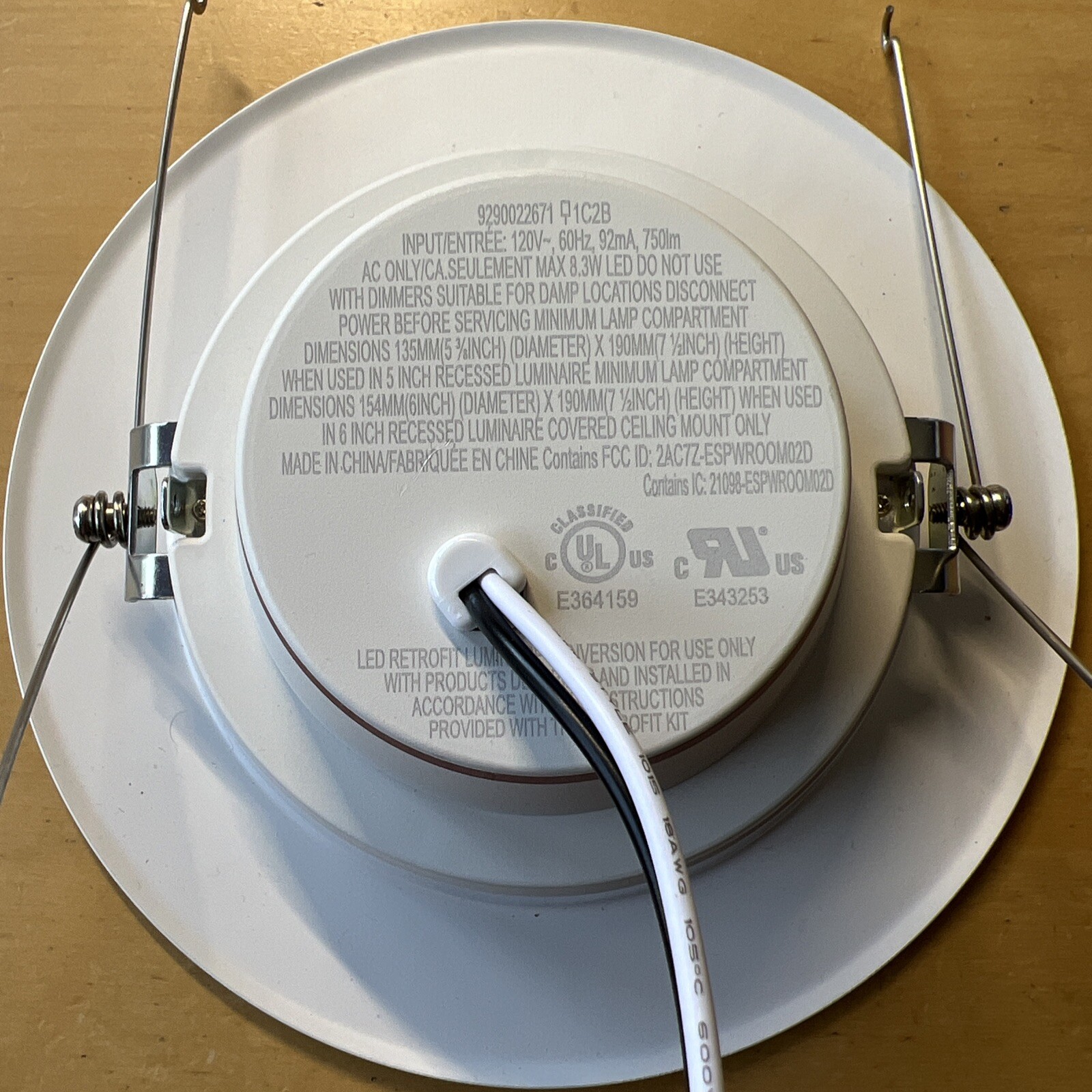 PHILIPS Smart Full Color Wi-Fi LED Retrofit Recessed 6" Downlight **FREE SHIP**