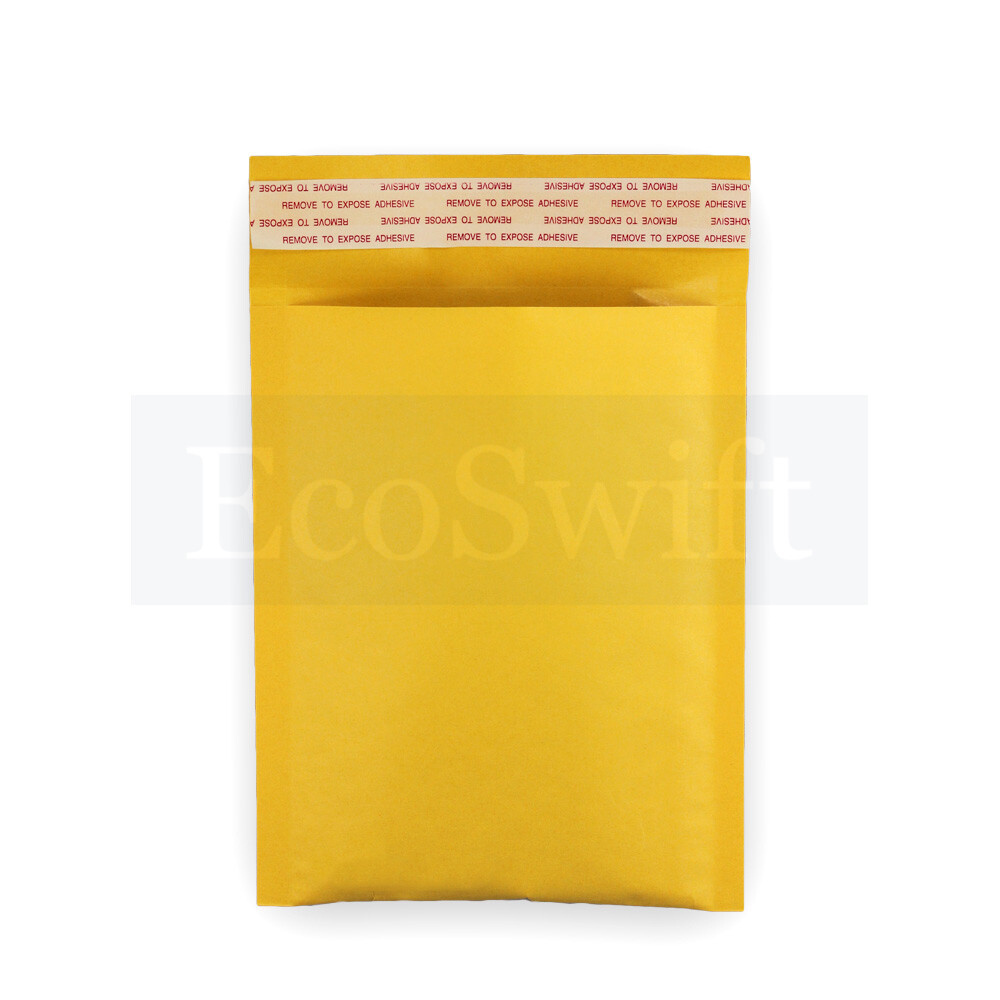 1-15000 #000 4x8 "EcoSwift" Kraft Bubble Padded Envelopes 5 x 8 ~ X-Wide Mailers