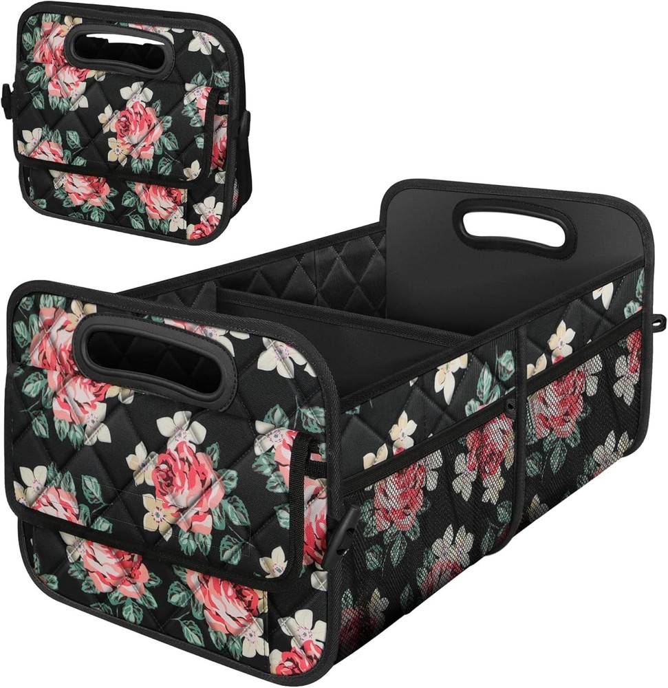 Trunk Storage Box, Unisex (Medium Size, Floral Pattern)