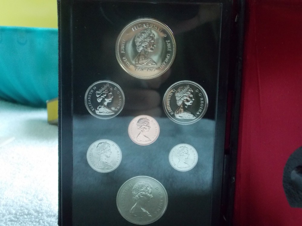 Canada 1977 Double Dollar Proof Like Specimen Set with Silver dollar