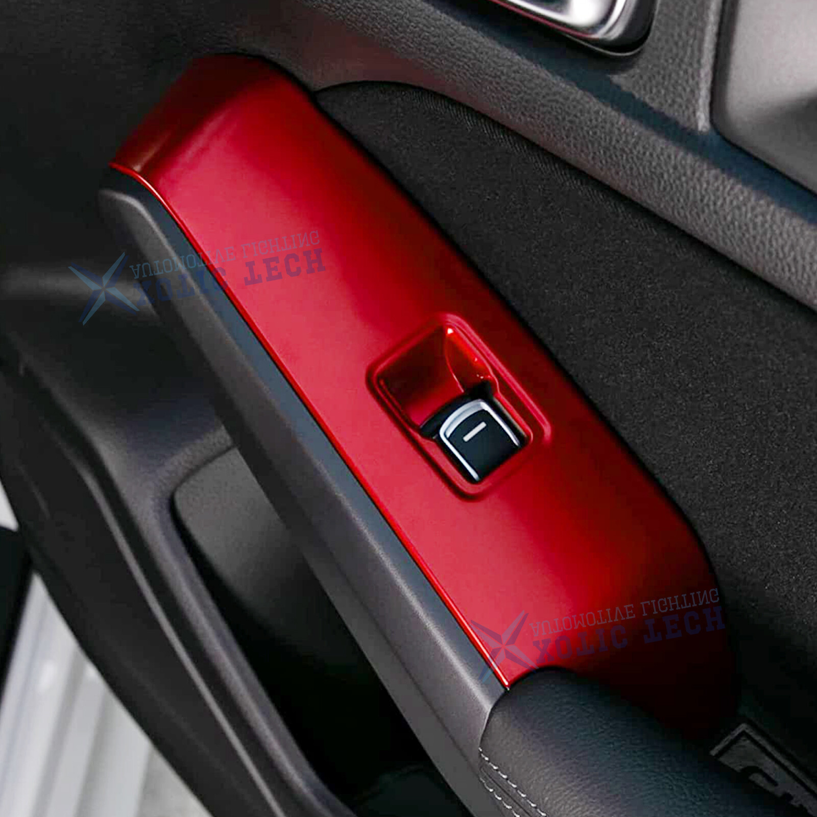 Sporty Red Interior Car Trim Decor Cover Accessories For Honda Civic 11th 2022+
