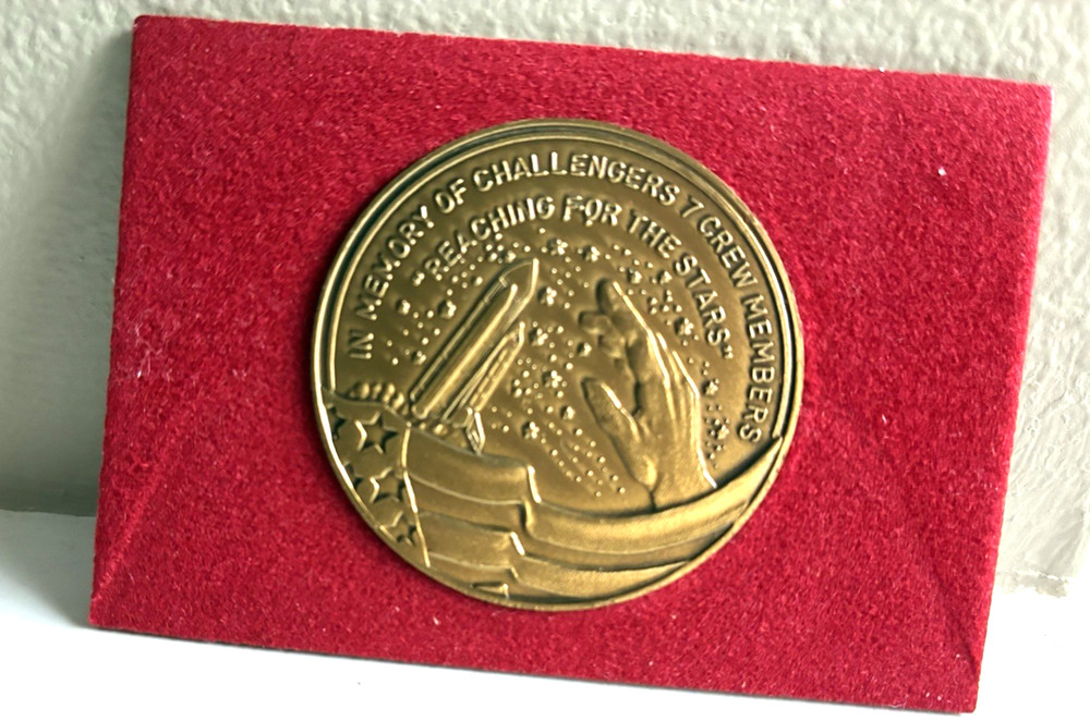 NASA Space Program Items (5) from Challenger Disaster (1986) plus (1) on Shuttle
