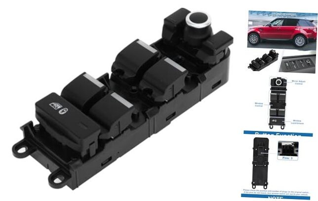 Power Window Switch No.LR078894 Front Left Driver Side Window Control Switch