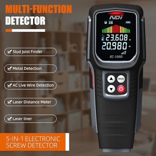 Stud Finder Wall Scanner - 5 in 1 Electronic Stud Detector with