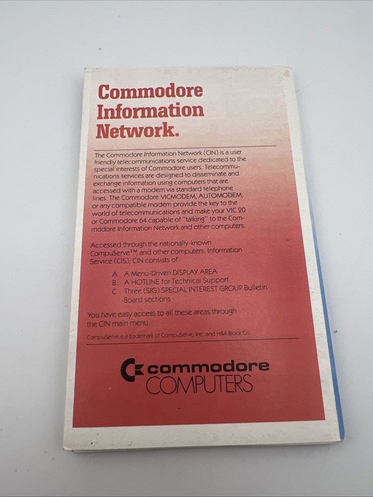 Vintage Commodore 64 Hardware / Software 5-fold Brochure Comparison Ad 1984