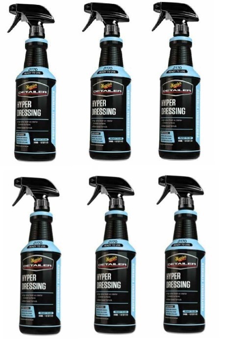 Meguiar's DRTU17032 Detailer Hyper Dressing (32 oz) (6 Pack)