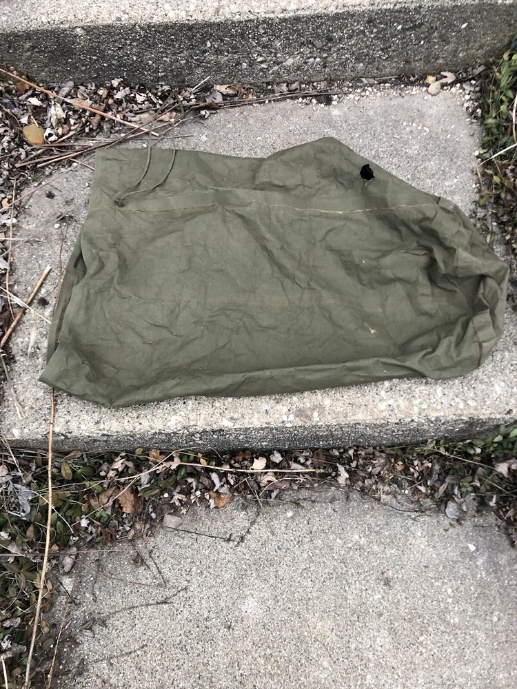 ORIGINAL WWII USGI ARMY  USMC USN  Rubberized invasion BAG WW2