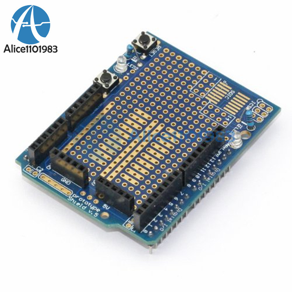 Prototype Shield ProtoShield for Arduino+2pcs Mini Breadboard 170 Tie-points