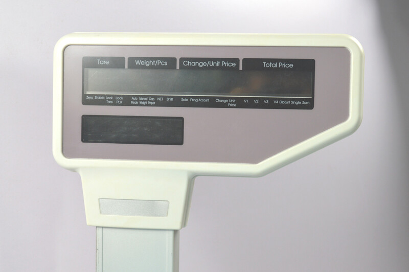 110V 30lb Computing Scale with Thermal Label Printer English Panel