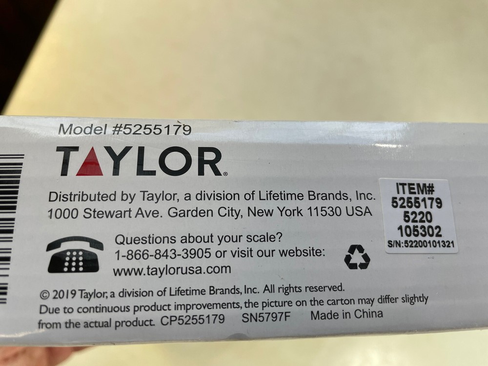 (NIB) TAYLOR Body Composition Scale, Model # 5255179